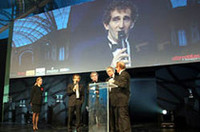 F1で4度のシリーズ・チャンピオンに輝いたアラン･プロスト。同フェスティバルの名誉審査委員長を務めている。