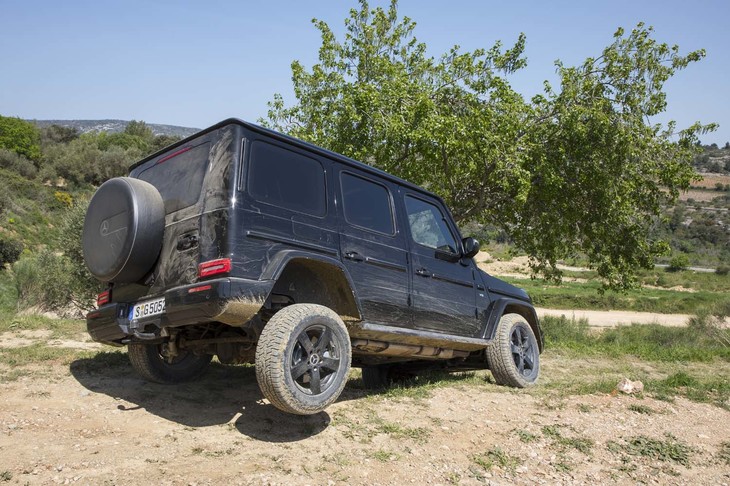 オフロード走行専用のGモードを選べば、路面状況に応じて自動的に制御が最適化される。