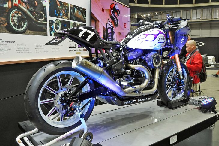 JOYRIDE SPEED SHOPの手になる「ハーレーダビッドソン・ローライダーST」。
