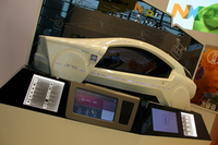 オランダのNXP社も、コネクティビティーとあわせて、カーセキュリティーに関する展示を行った。