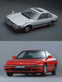日本で「プレリュード」といったら2代目（1982年）、3代目（1987年）の印象が鮮烈。クルマそのものは懐古調ではない新型「プレリュード」だが……。　
	渕野「CMにはびっくりしましたよ。3代目のCMのモチーフそのもので。ボディーカラーも白が訴求色のようですけど、CMのは赤を使ってるじゃないですか。カッコよかった頃のホンダを、すごく意識してますよね」