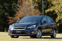 新型「スバル・インプレッサ」。写真は5ドアモデルの「インプレッサスポーツ」。