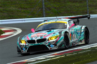 GT300クラスは、写真のNo.0 GSR 初音ミク BMW（谷口信輝／片岡龍也）が優勝。2011シーズン王者の貫禄を見せた。