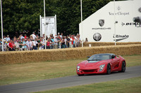 2009年7月、グッドウッドを疾走する「マンティデ」。