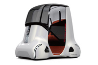 「Honda WANDER STAND CONCEPT（ホンダ ワンダー スタンド コンセプト）」。デザインはあの「ホンダ不夜城」をほうふつとさせる。