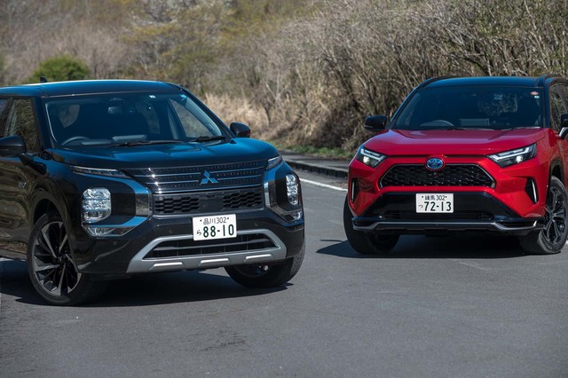 トヨタRAV4 PHVブラックトーン／三菱アウトランダーP（後編）【試乗記