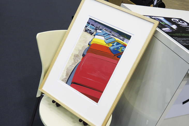 「オートモビル カウンシル2024」より、スピニングガレージのブースの様子。