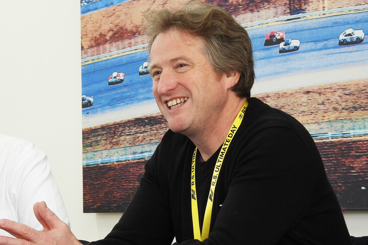 R.S.でシャシー開発責任者を務めてきたフィリップ・メリメさん。日本でのテストにも必ず同行してきたという。