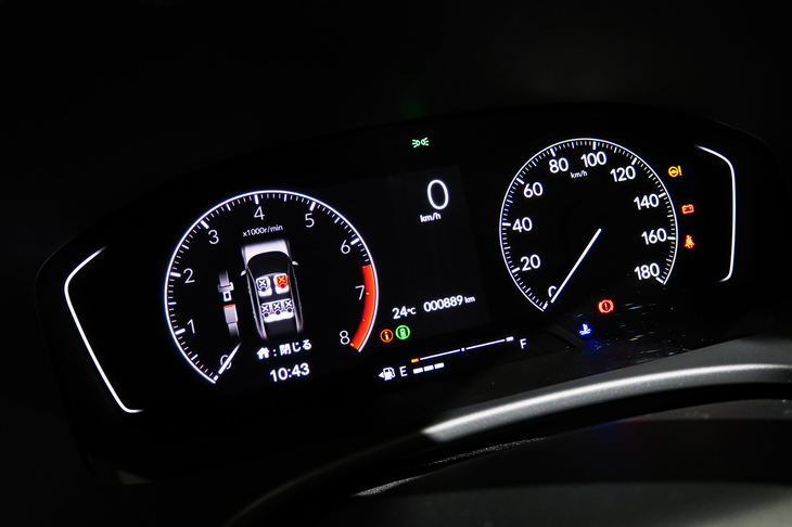 ホンダ・シビックLX（メーターパネル）