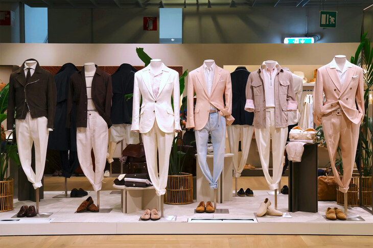 ブルネロクチネリの出展は、「ACTS OF INSTINCT（本能的な行動）」がテーマ。