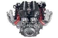 自然吸気の5.5リッターV8エンジン「LT6」。