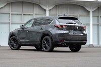 ホイールはブラックメタリック塗装の19インチ。「エクスクルーシブモード」と同様に大径マフラーカッターを装備する。