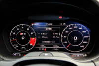 「S3」には、他のグレードではオプション扱いとなるデジタルメーターの「バーチャルコックピット」が標準装備される。（写真をクリックすると、各種表示が見られます）