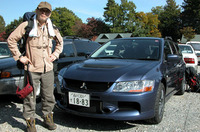 ランエボワゴンを降り、ここからはバスに乗ってロープウェイ駅へと向かう。