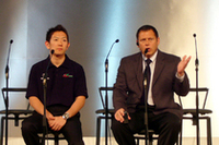 「（現地で最も有名なインディ500よりも）母国のインディジャパンのほうが勝ちたいですね」と、力強く語った武藤英紀。