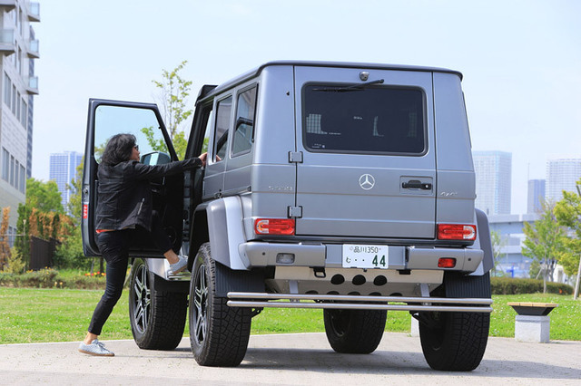 メルセデス・ベンツG550 4×4²（4WD/7AT）【試乗記】 “陸の王者”の