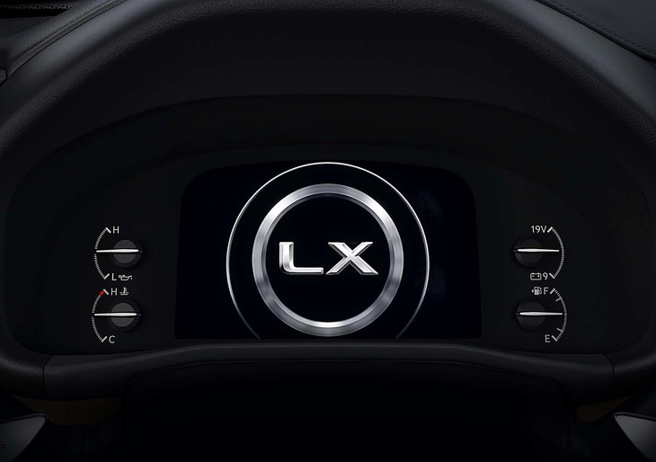 レクサスLX（メーターパネル）