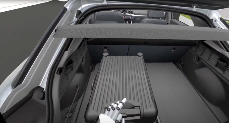 ラゲッジルームの容量や使い勝手も検証可能だ。（写真＝Italdesign）