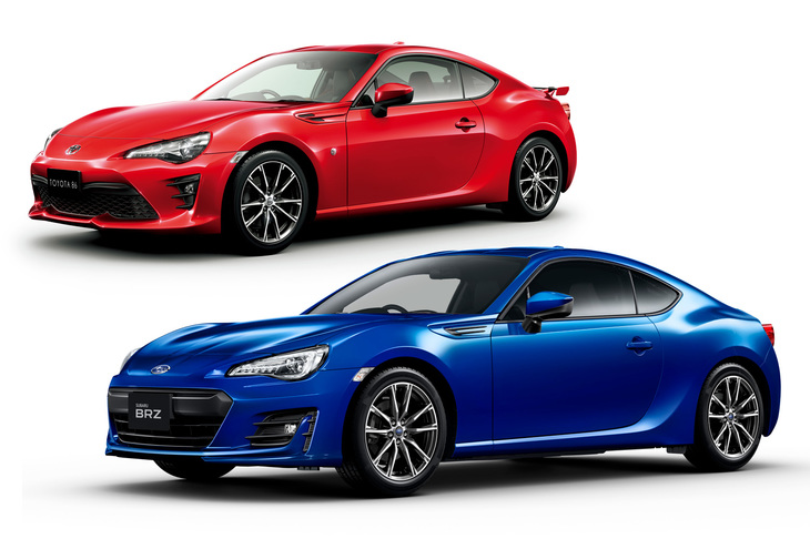 当初は足まわりのセッティングなどで“差別化”が図られていた「トヨタ86」と初代「スバルBRZ」だが、度重なる改良を経て、その仕様は統一された。