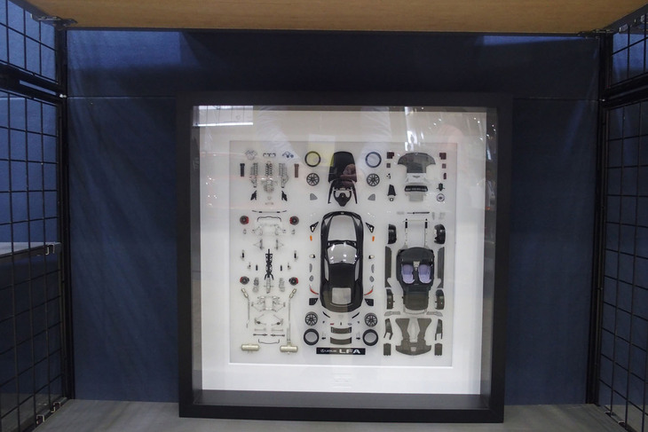 「オートモビル カウンシル2025」のタミヤブースの様子。