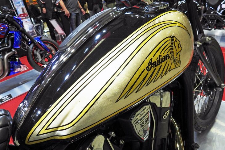 ブリトニー・オルセン氏の手になる「インディアン・スカウト」。