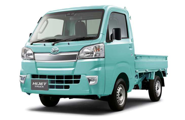 こちらの「ハイゼット トラック」のボディーカラーは「ファインミントメタリック」。