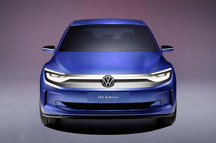 「フレンドリーなフロントフェイス」も「ID.2all」の特徴のひとつ。