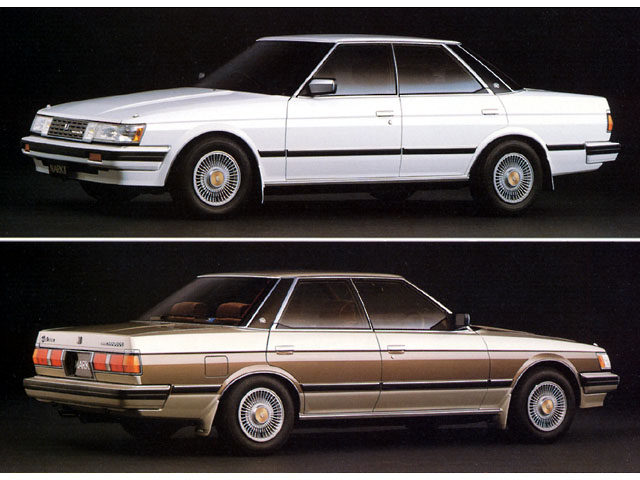 1984年8月に発売された5代目「トヨタ・マークII」。ボディータイプには先代でも高い人気を誇った4ドアハードトップと、6ライトのセダン、ワゴン（1984年11月発売）の3種類が用意された。