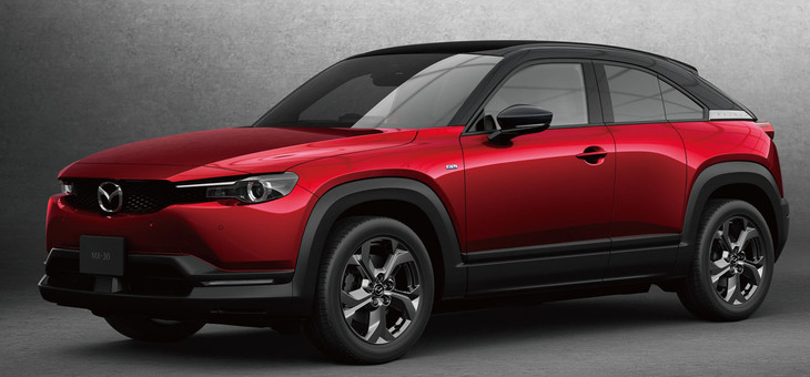 「マツダMX-30 EVモデル」の2023年の国内販売は19台。トップランナーは目指していないかもしれないが、もう少し頑張ってもいい。