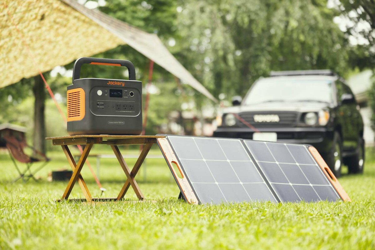キャンプ防災備蓄【大人気Jackery】同社ポータブル電源ソーラーパネルセット車中泊災害用ジャクリ キャンプも車中泊もJackeryで変わる 【電気で輝くカーライフ＜AD