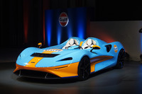 世界149台限定の「マクラーレン・エルヴァ」　ガルフカラーをまとって日本上陸