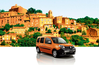 ルノー・カングーにオレンジ色の特別仕様車の画像