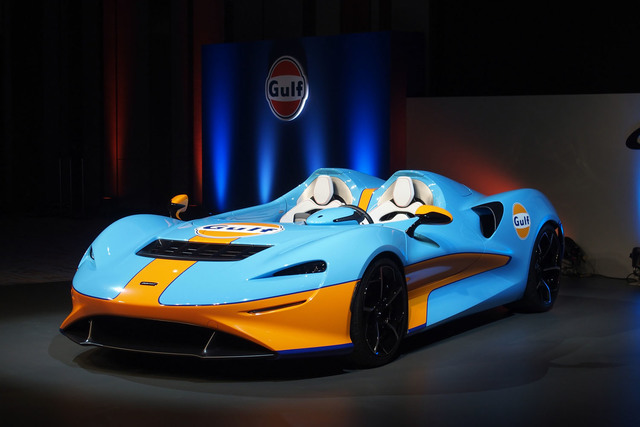 世界149台限定の「マクラーレン・エルヴァ」 ガルフカラーをまとって