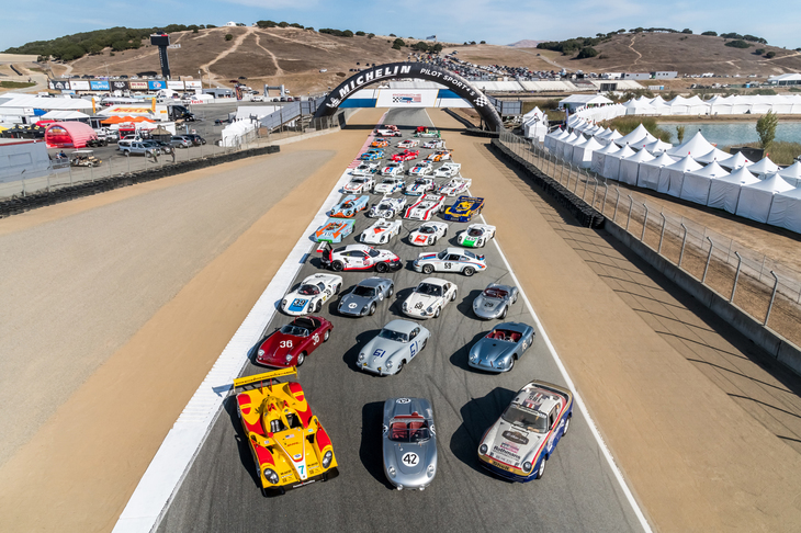ブランド誕生70周年を迎えたポルシェは、米国カリフォルニア州のラグナセカ・レースウェイでポルシェの新旧レーシングカーを集めたモータースポーツイベント「レンシュポルト・リユニオン」を開催。3年ぶりに開かれたこの祭典の模様を豊富な写真とともにお伝えします。（photo：Porsche）