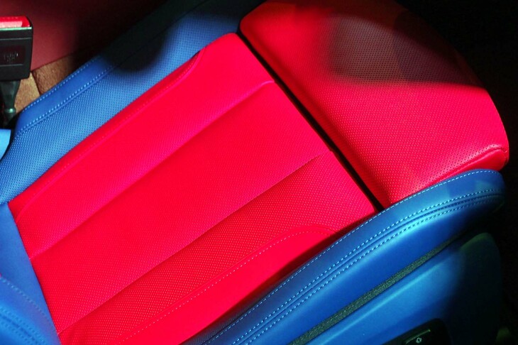 THE 8 X JEFF KOONS（フロントシートの座面）