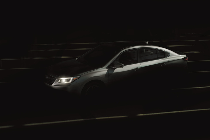 新型「レガシィ」（米国仕様）のエクステリア。