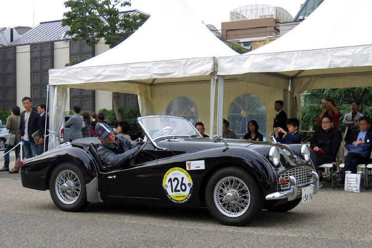 1962年式「トライアンフTR3B」。