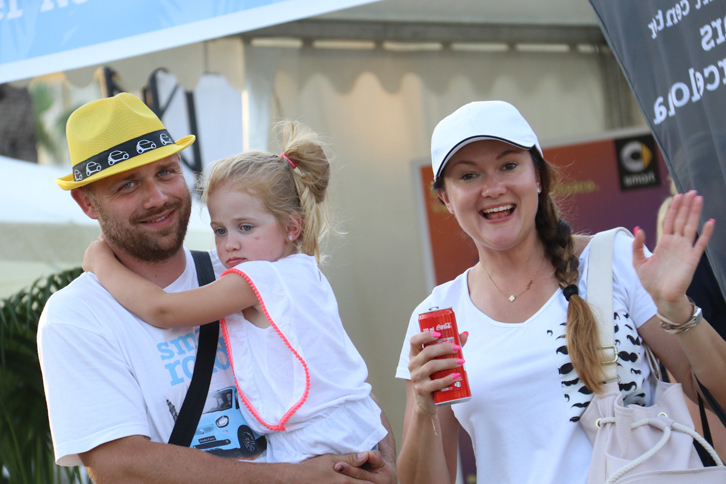 ポーランド人の常連で、かつて2011年大会に合わせて結婚式を挙げたミハウ＆マルタ組。今や娘のナディアちゃんも一緒だ。