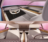 今回の展示では車内を見ることはできなかったが、広報写真によるとこのような空間となっているようだ。