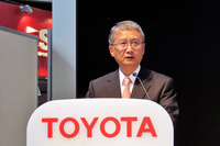 CVカンパニーについて説明する同カンパニー プレジデントの増井敬二氏。