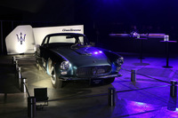 会場には1957年にデビューした名車「マセラティ3500GT」も展示されていた。