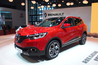 ルノーの新型SUV「カジャール」。「日産エクストレイル」とプラットフォームを共用している。