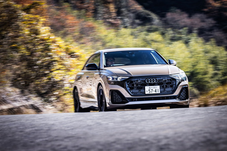 初の大幅アップデートを受けたアウディのフラッグシップSUV「Q8」のディーゼルモデルに試乗。最新世代のデ...