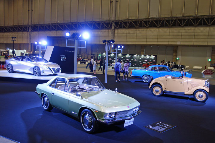 日産ブースの様子。