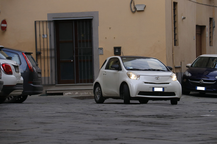 イタリアにおける「iQ」の近影その1。2020年1月、イタリア中部ピストイアにて。