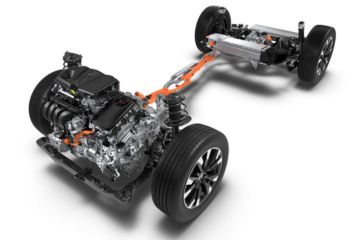 パワーユニットには、2.5リッター直4エンジンとモーターを組み合わせたハイブリッドシステムを搭載。システム最高出力240PSを発生させる。