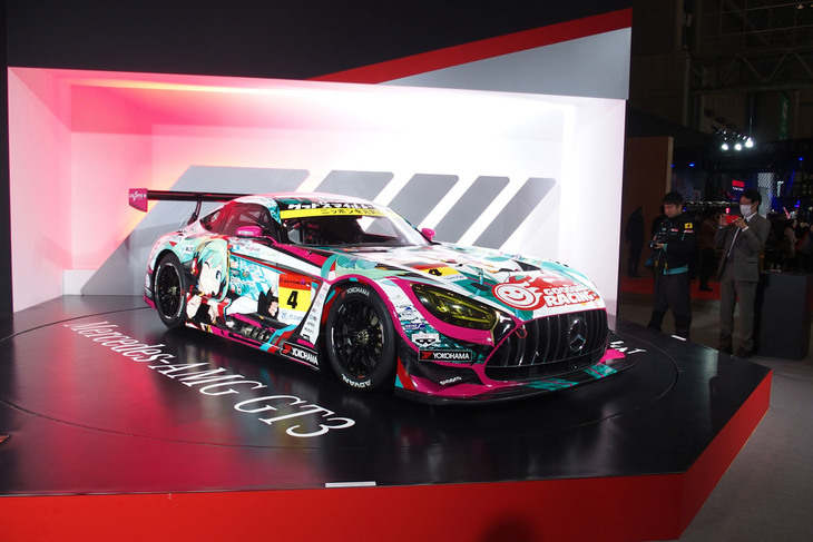 GOODSMILE RACING & TeamUKYOのSUPER GT（GT300クラス）2020年シーズン参戦マシン、「メルセデスAMG GT3」。