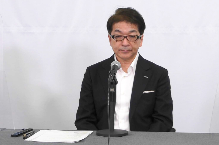 「MBD推進センター」の運営会員には、大手部品メーカー5社も名を連ねている。写真はMBD推進センター ステアリングコミッティ委員を務める、パナソニックの水山正重氏。