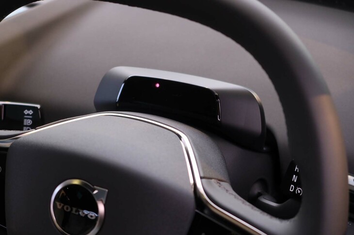 ボルボEX30ウルトラ シングルモーター エクステンデッドレンジ（ドライバーモニタリングシステムのセンサー）