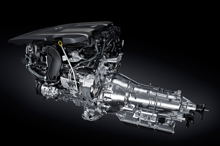 レクサスLS500（パワープラント）